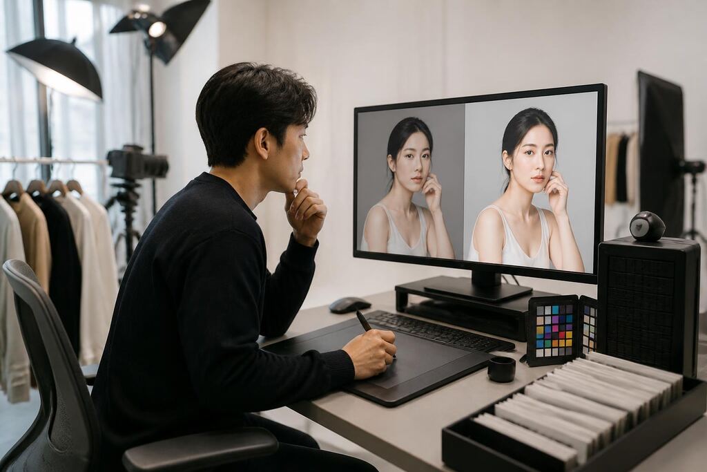 사진 보정·리터칭 서비스 대표 이미지