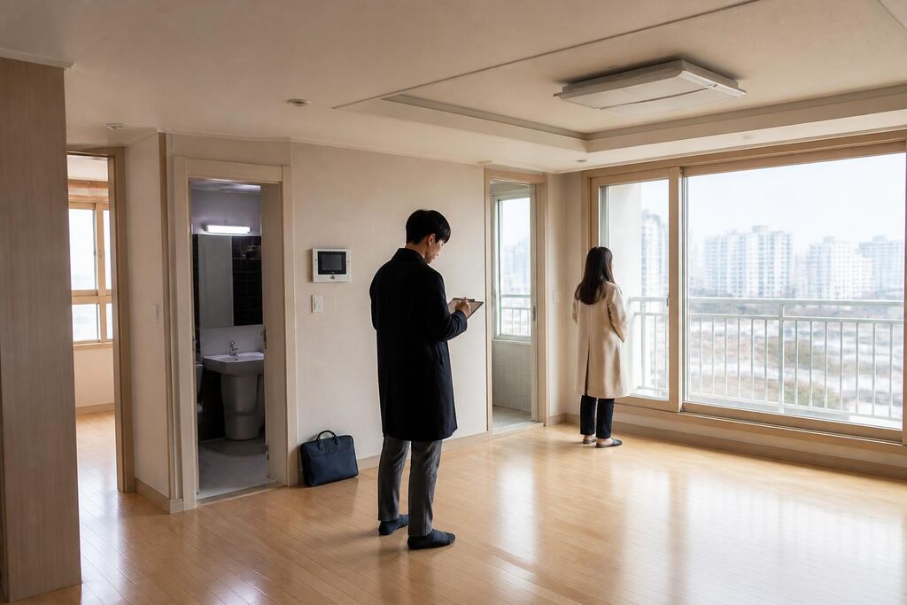 아파트·주택 매매 서비스 작업 범위와 현장 조건 이미지