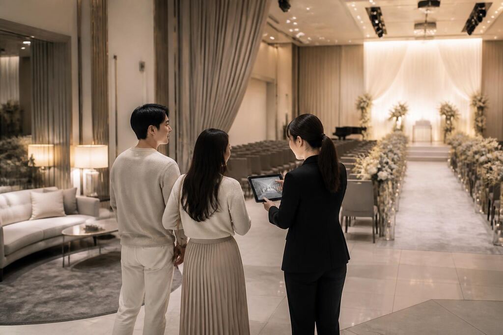 웨딩 플래닝 서비스 작업 범위와 현장 조건 이미지